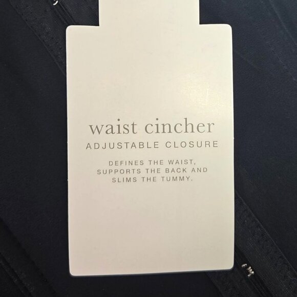 Waist Cincher Adjustable Closure 1X Black Slimming Supportive Shapewear - Picture 4 of 8